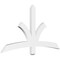 Ekena Millwork Davenport Architectural Grade PVC Gable Bracket, 60"W x 32 1/2"H x 2"D x 4"F, 13/12 Pitch GBP060X33X0204DAV00 - alternate 1